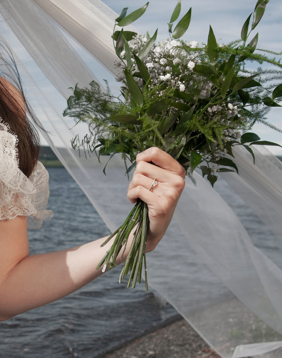 Vigselring diamant - Sommarens bröllop börjar med ringen