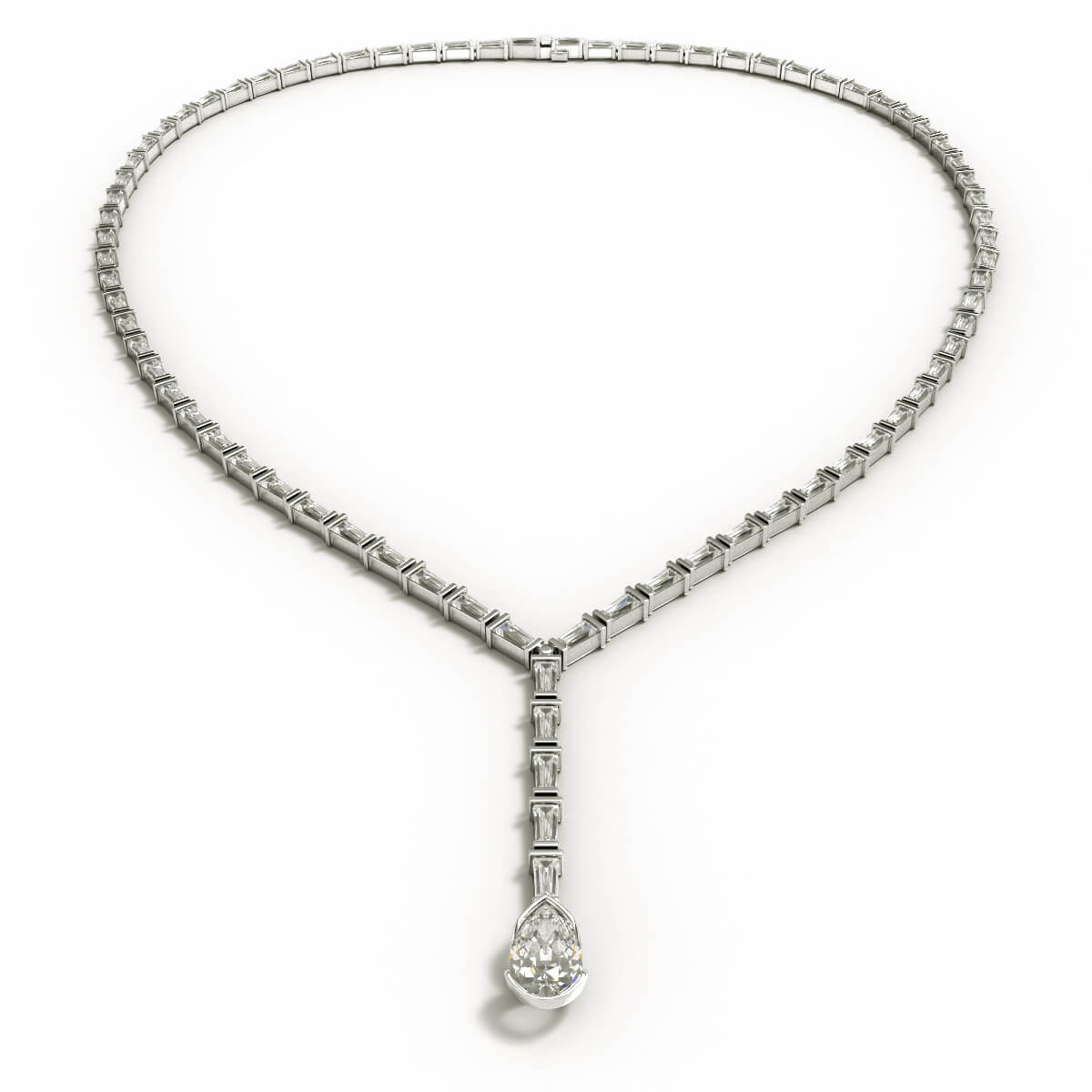 Eloge Prestige - Diamanthalsband i vitguld 18K
