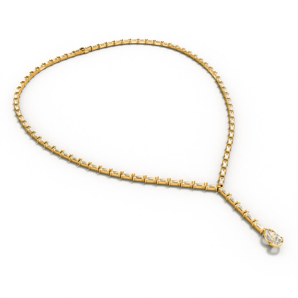 Eloge Prestige - Diamanthalsband i rödguld 18K