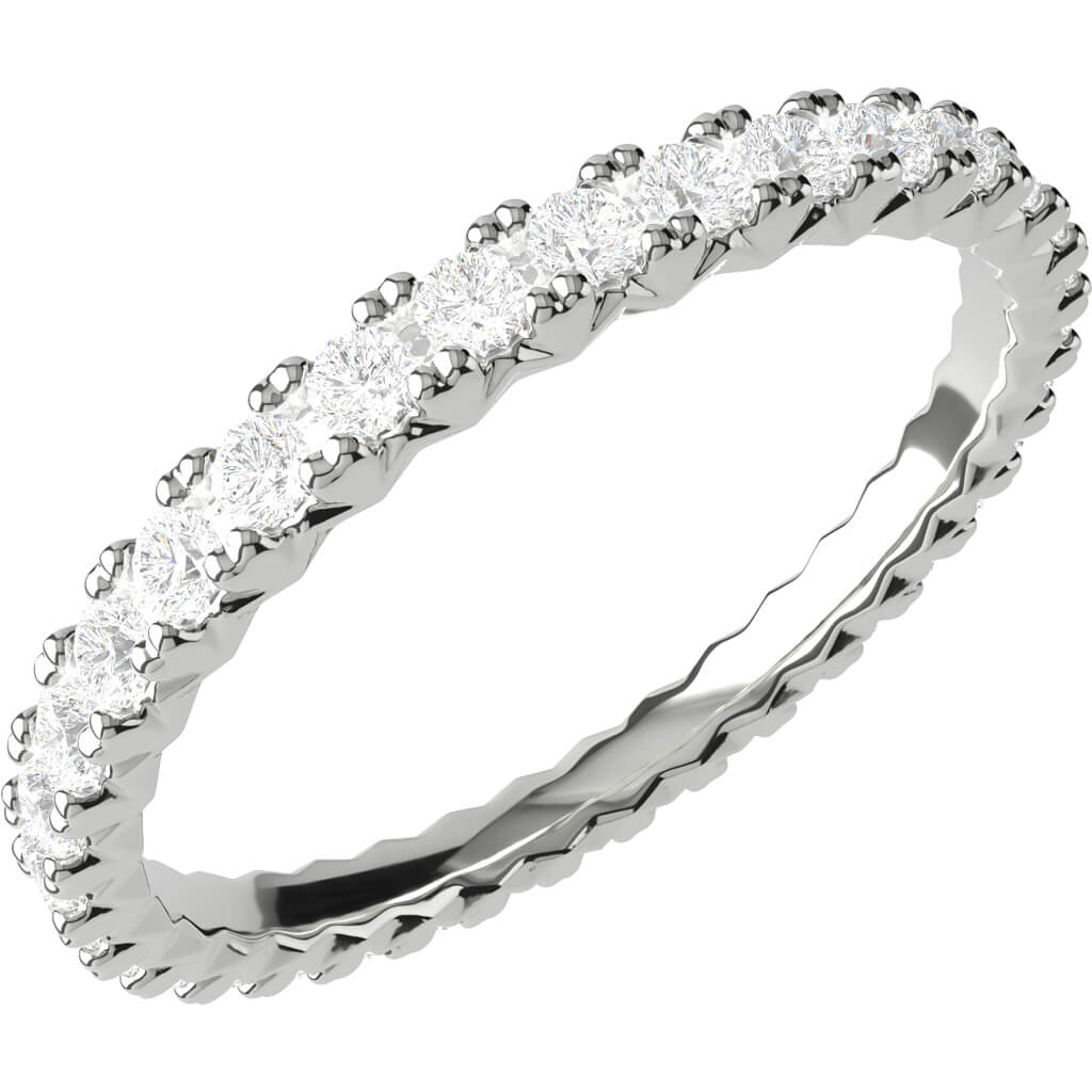 Eterna 08 Wedding ring made entirely of platinum