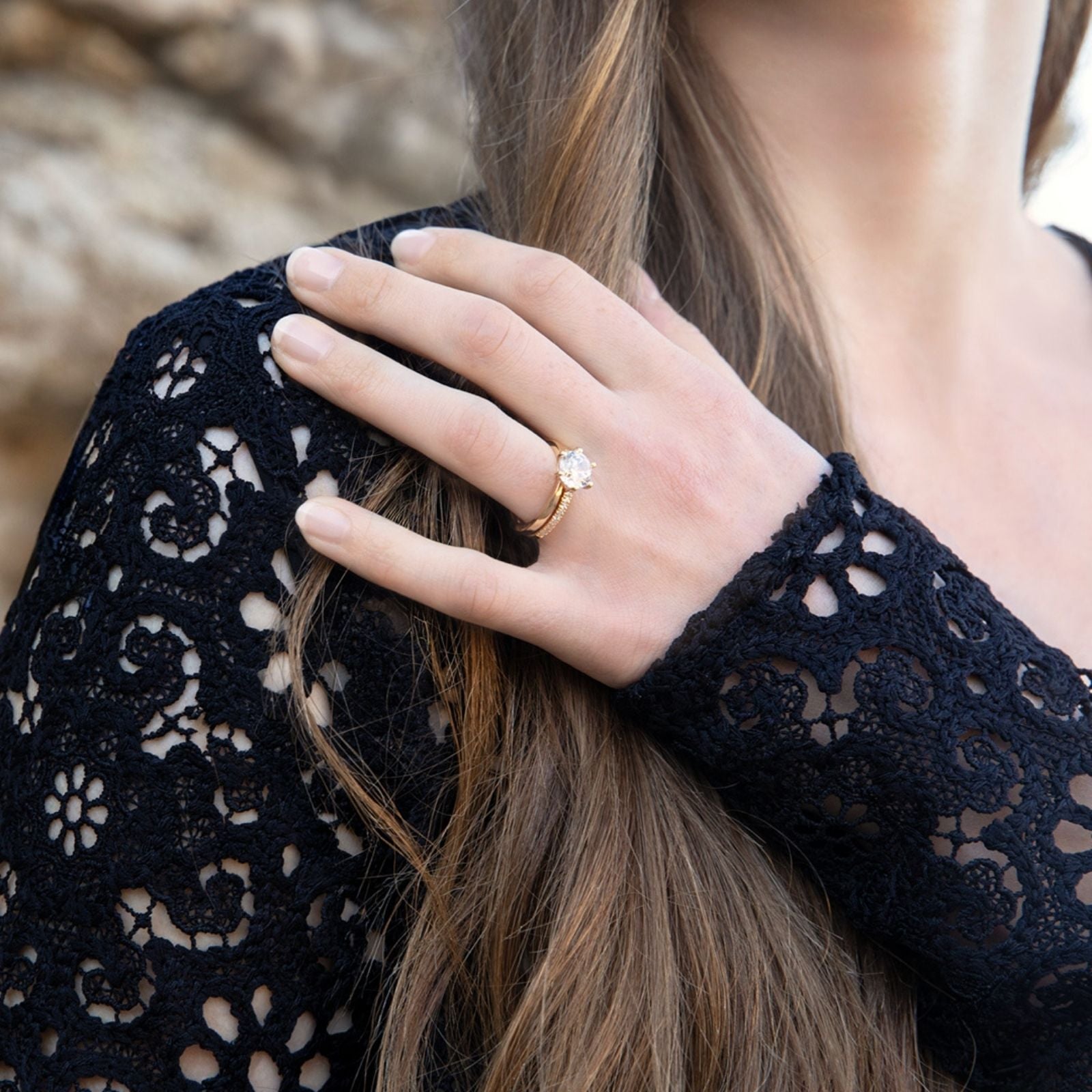 North - lab grown diamant - närbild 