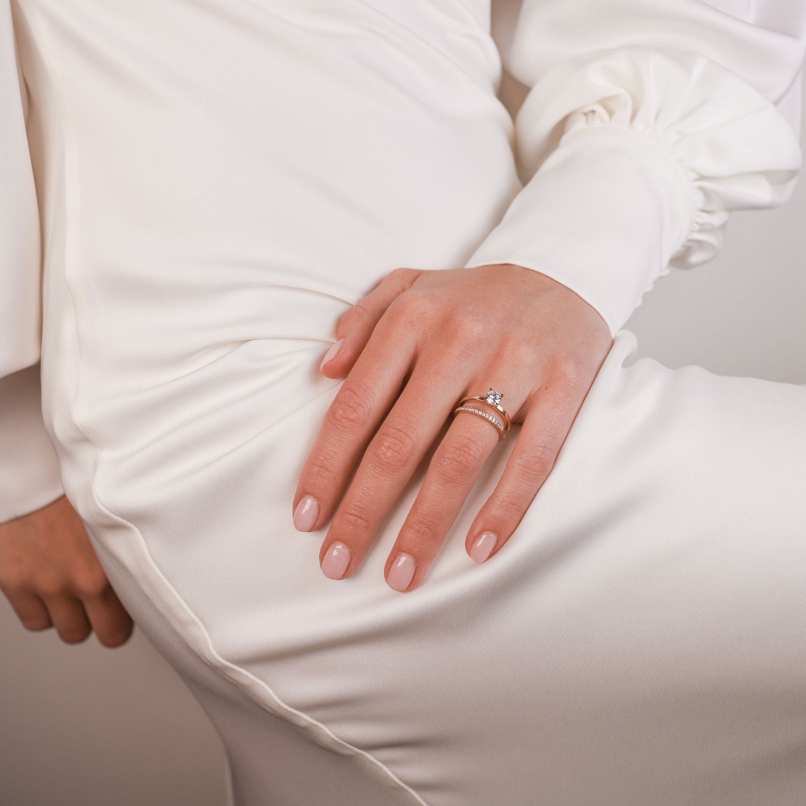 Vigselring med diamant från Schalins - Planera ett bröllop 