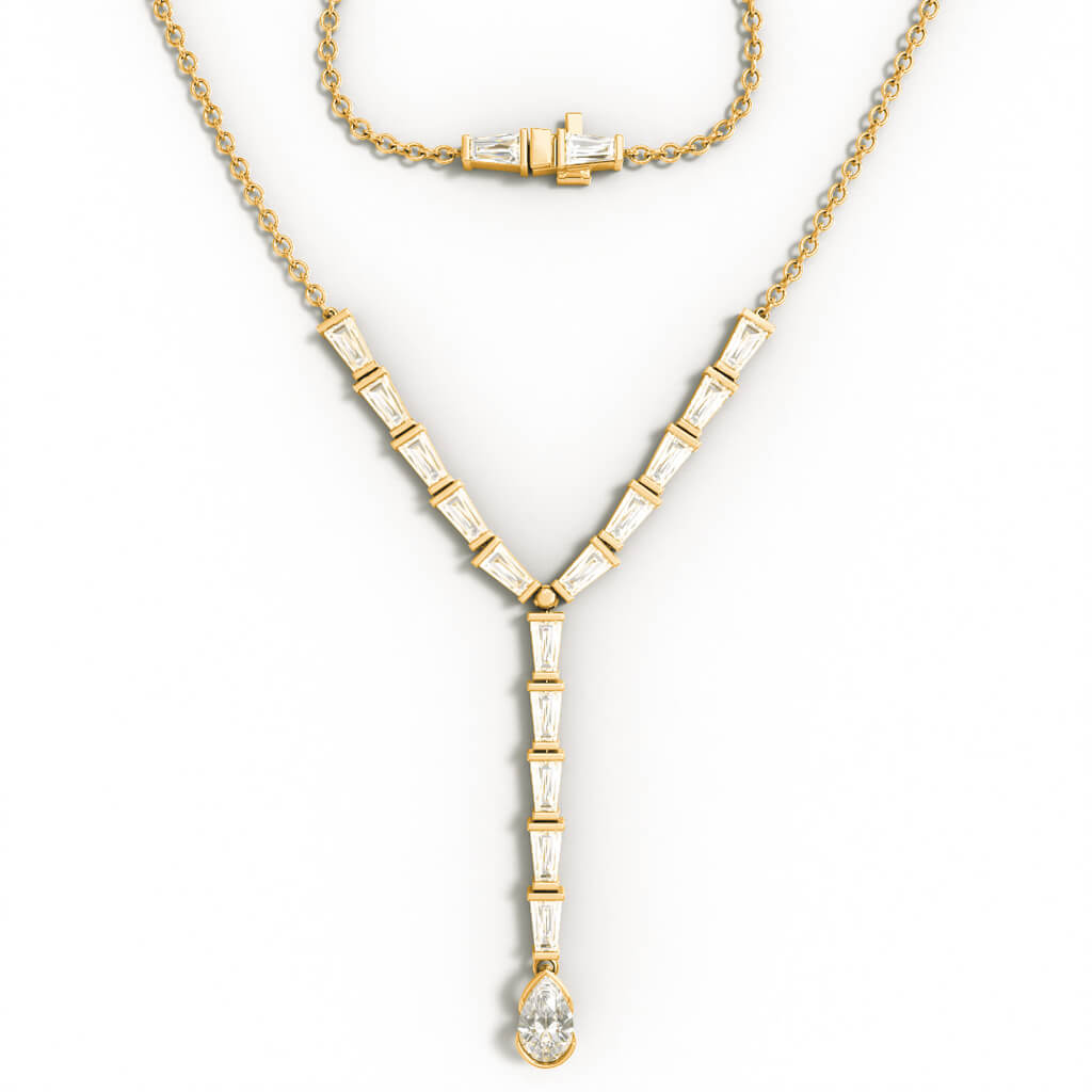 Eloge Essance - Diamond necklace in 18K rose gold