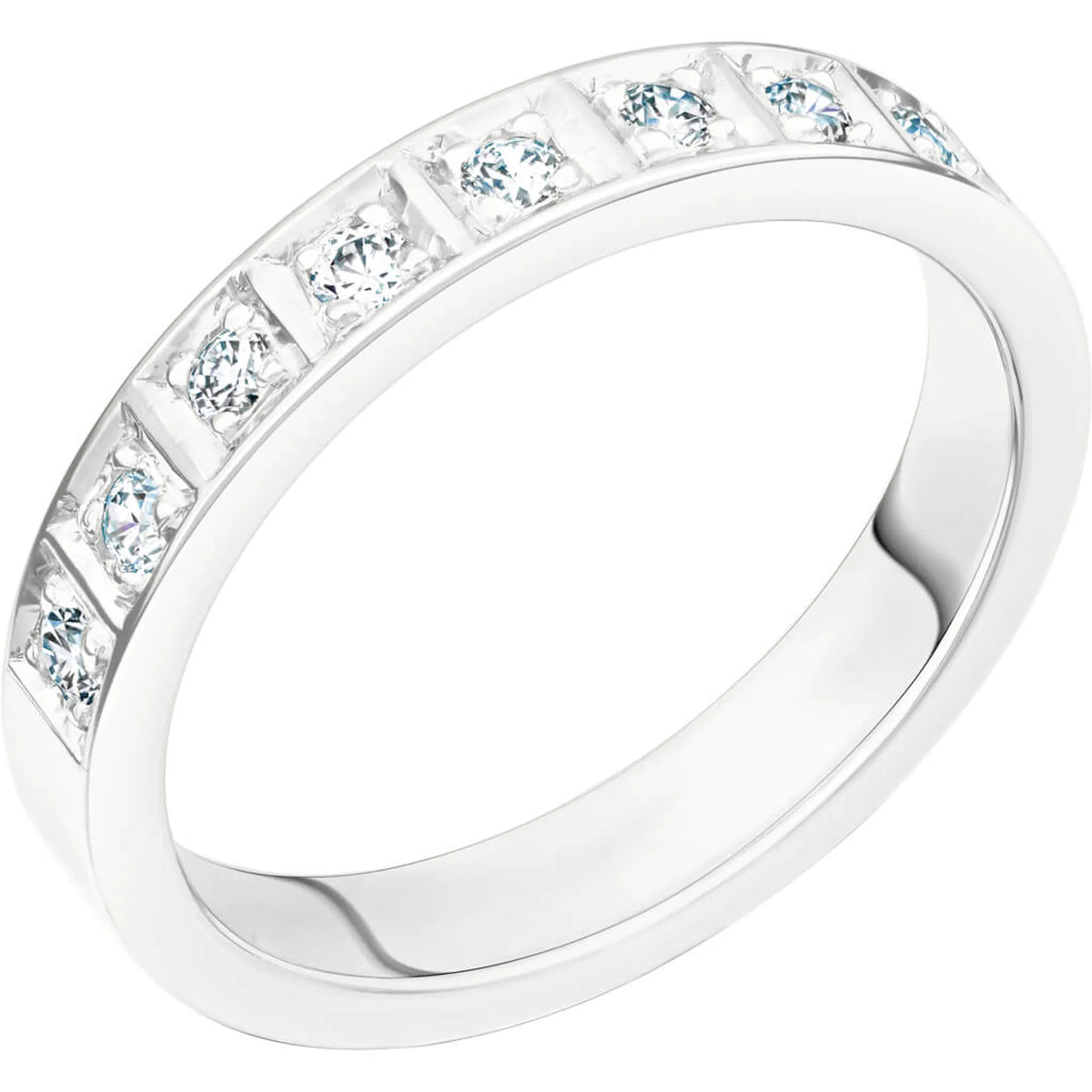 Sierra - Diamond ring in silver